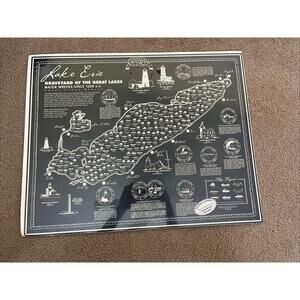 Graveyard Of The Great Lakes Map Lake Superior 29 1/2' X 23 1/2"